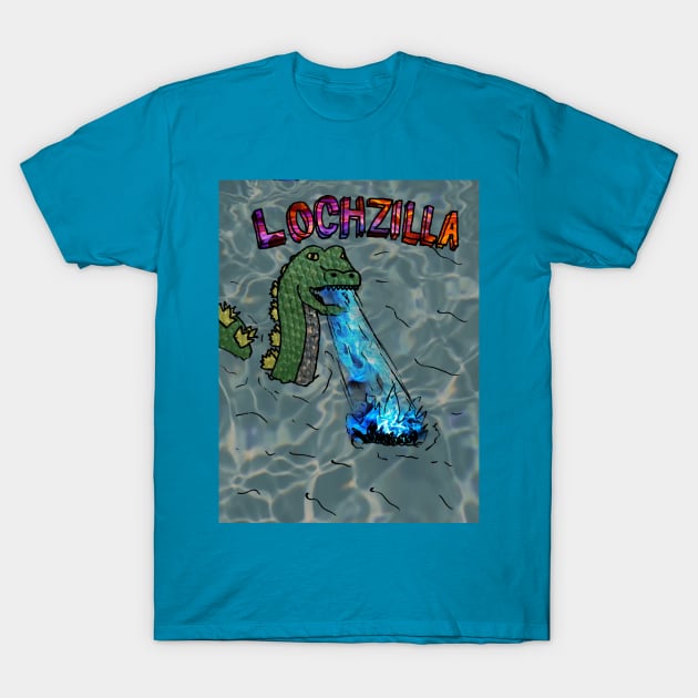 LochZilla T-Shirt by UntidyVenus